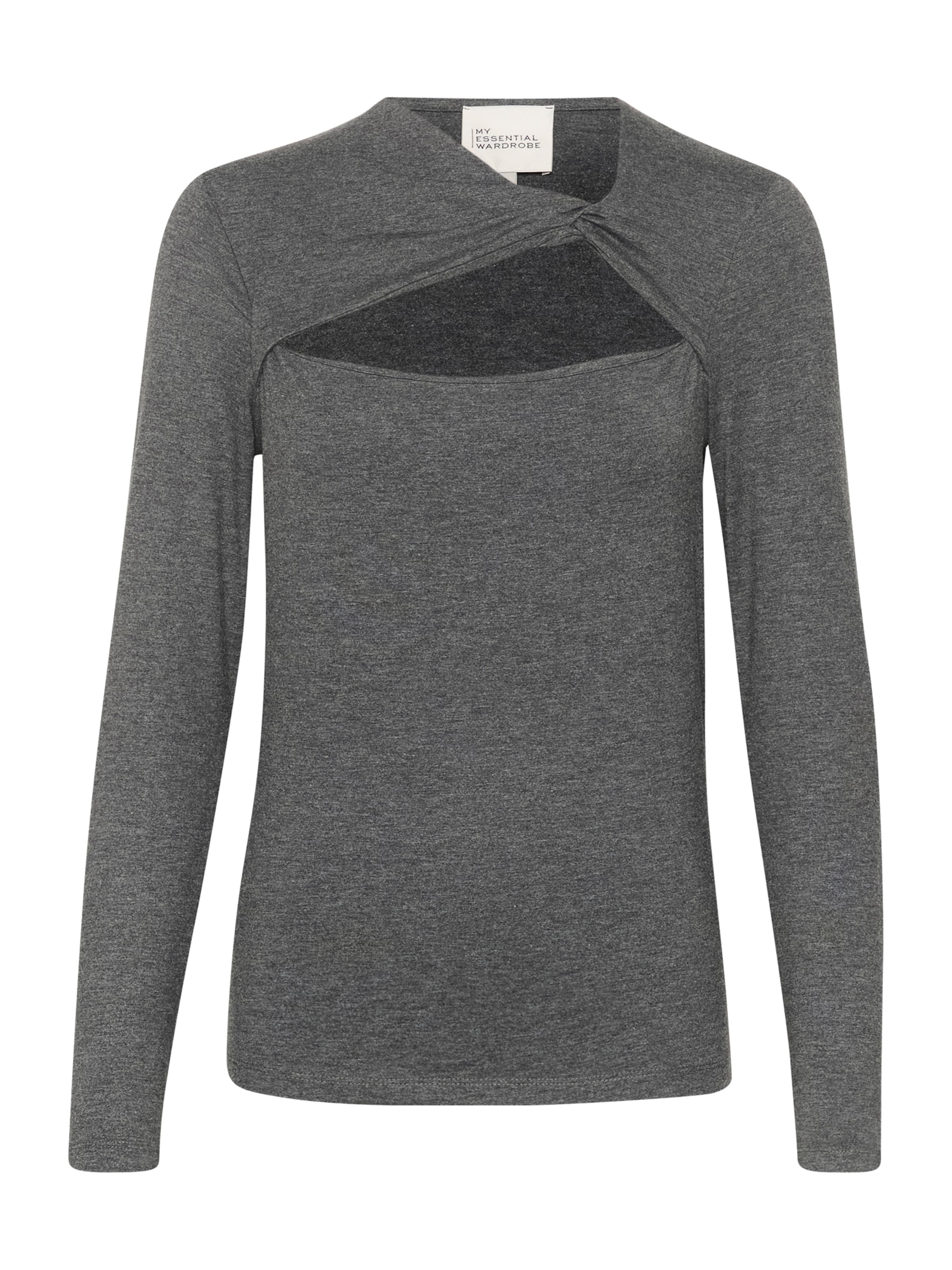 My Essential Wardrobe Футболка 'Vigga' в Серый: спереди