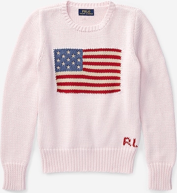 rožinė Polo Ralph Lauren Megztinis: priekis