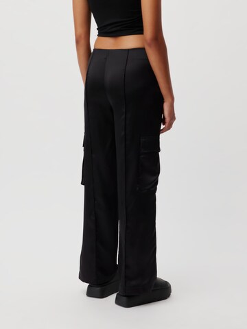 LeGer by Lena Gercke Regular Trousers with creases 'Michelle' in Black