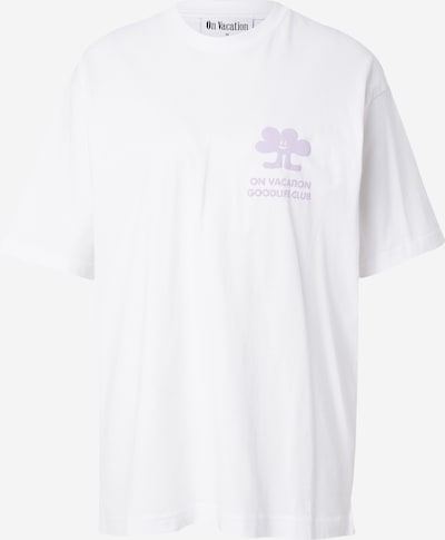 On Vacation Club T-Shirt 'Goodlife Club' in lila / orange / weiß, Produktansicht