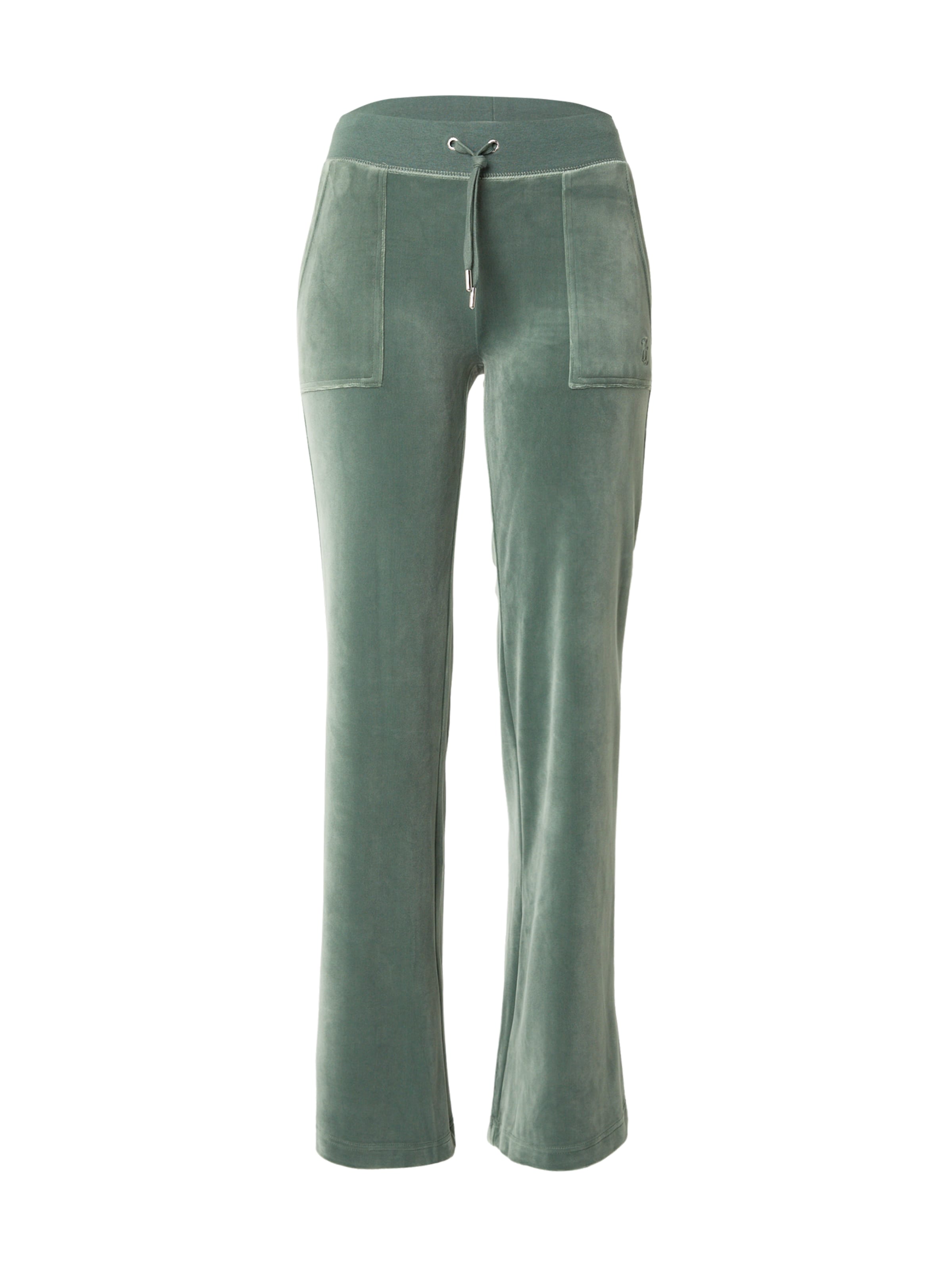 Juicy CoutureFlared/zvonoliki kroj Hlače &#x27;LAYLA&#x27; - zelena boja: prednji dio