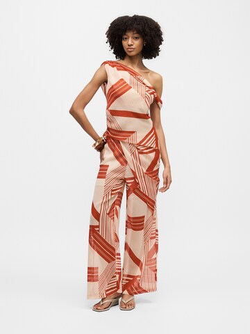 TOPSHOP Wide Leg Housut 'NOEL' värissä ruskea
