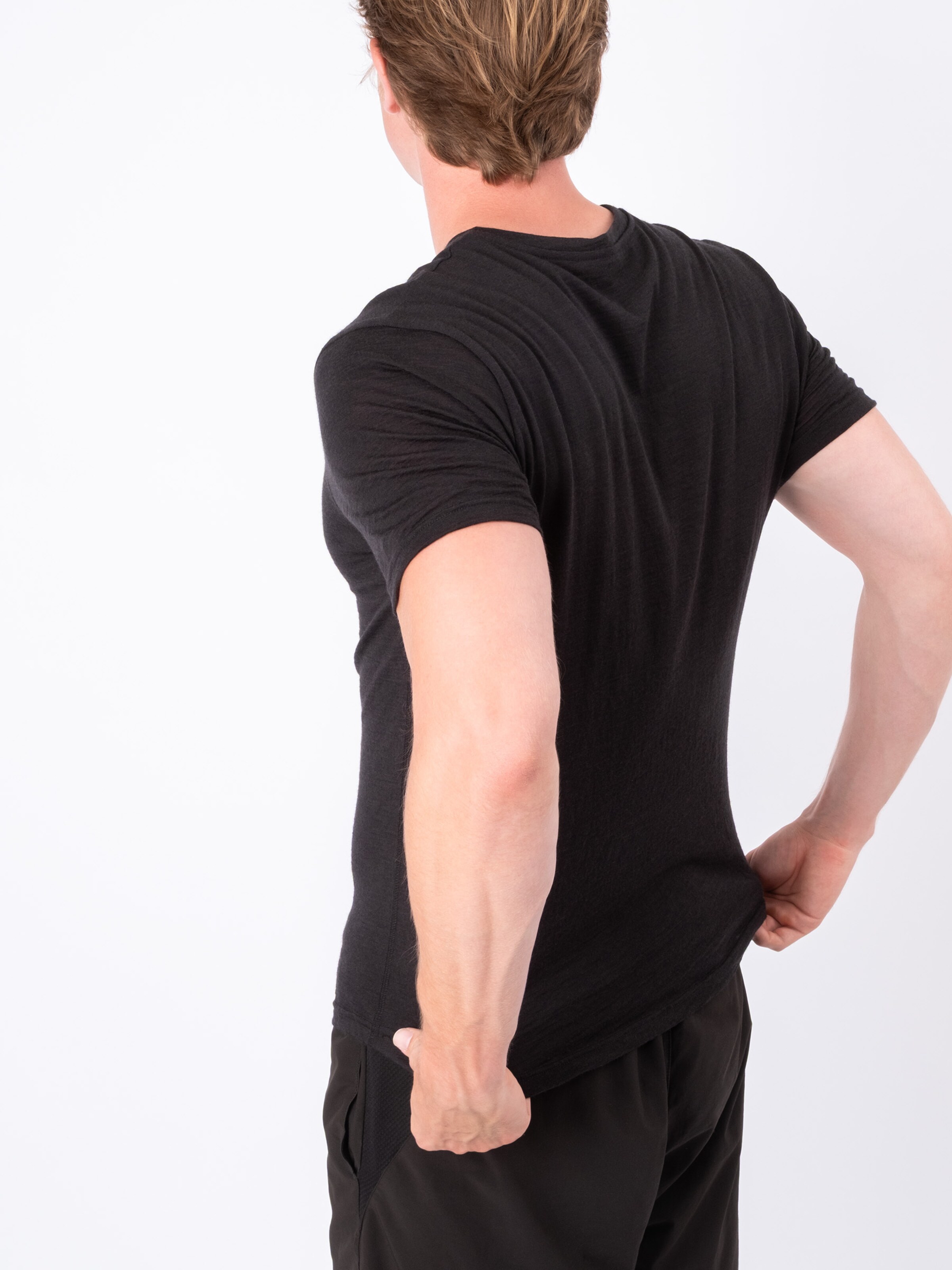 Occulto Functioneel shirt '100 Merino Montreal' in Zwart