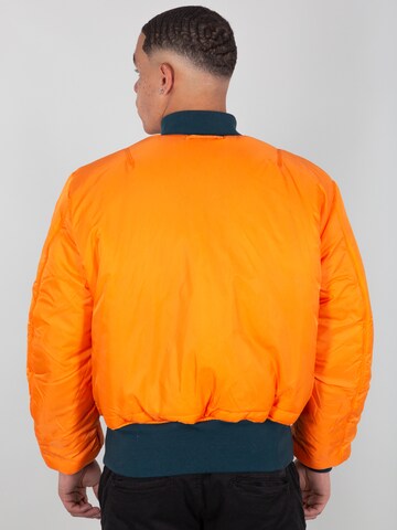 ALPHA INDUSTRIES Overgangsjakke 'MA-1' i blå