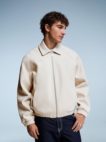 Bershka Between-season jacket in Grey: front