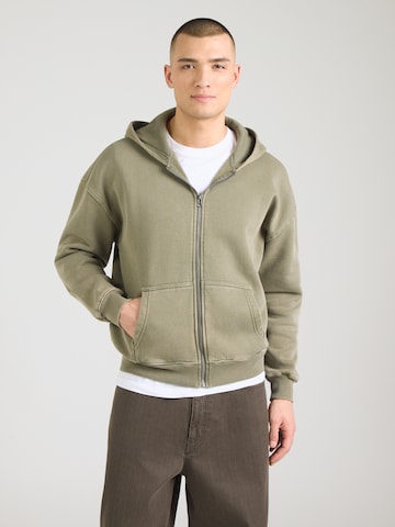 HOLLISTER Mikina – zelená: přední strana