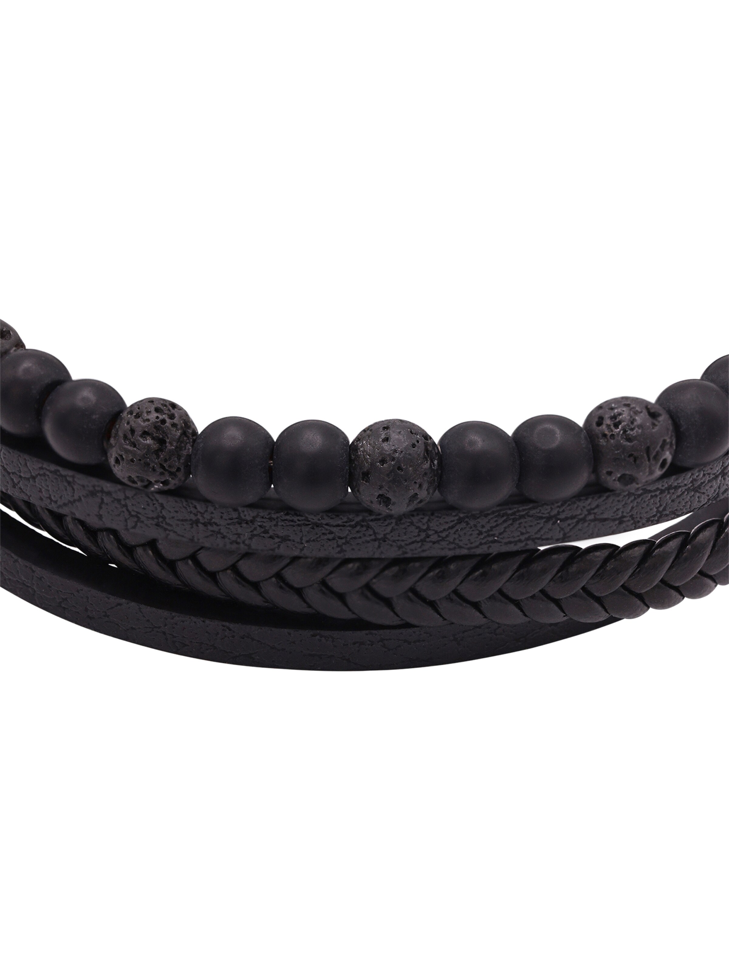 Bracelet 'Lino' Heideman en noir
