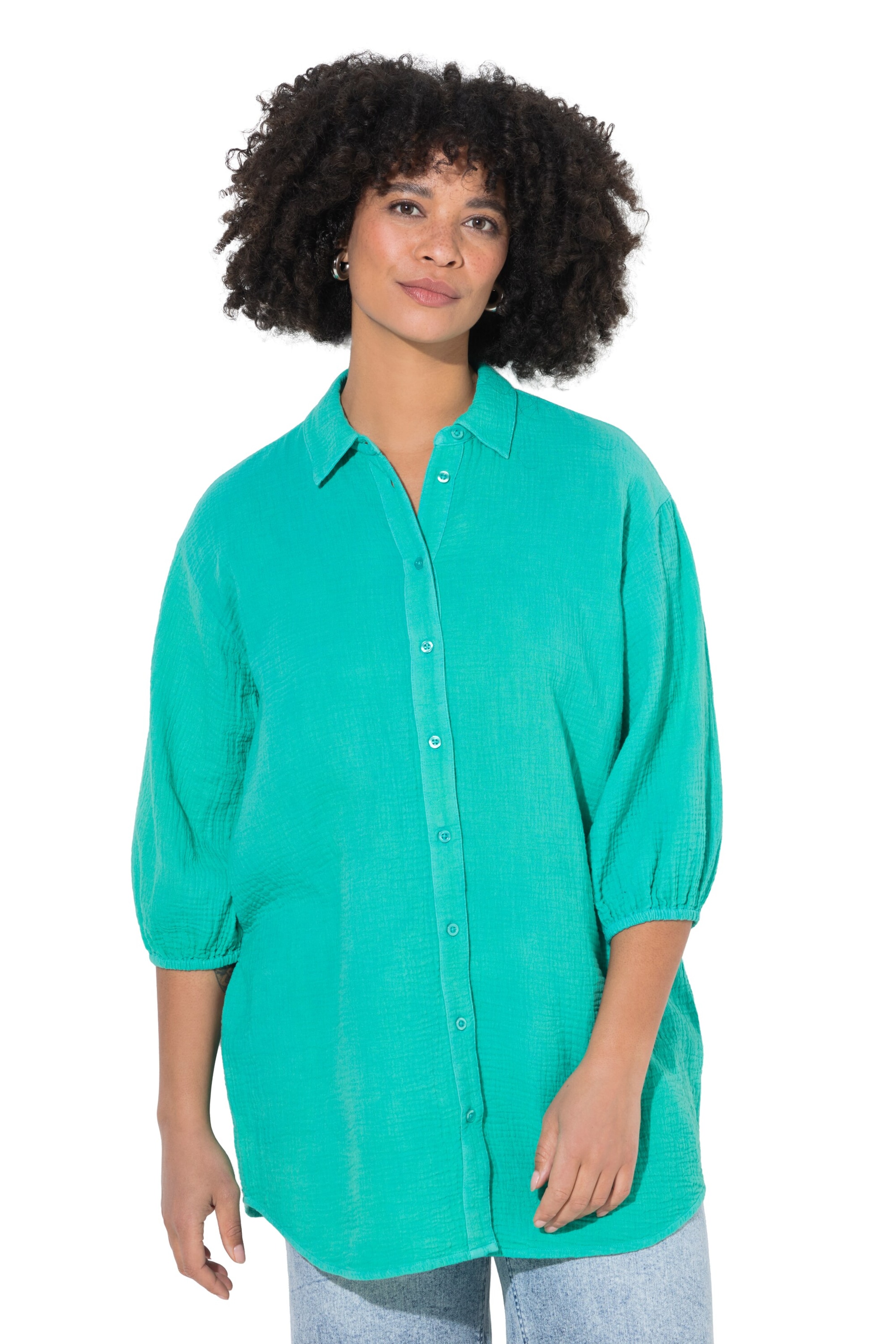 Angel of Style Blouse in Green: front