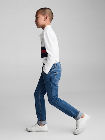 MANGO KIDS Slimfit Džíny – modrá