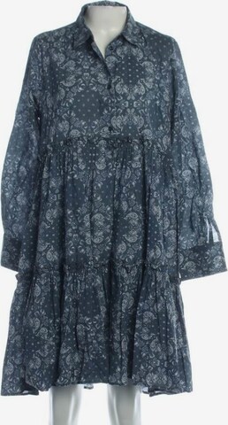 Aglini Dress in S in Blue: front