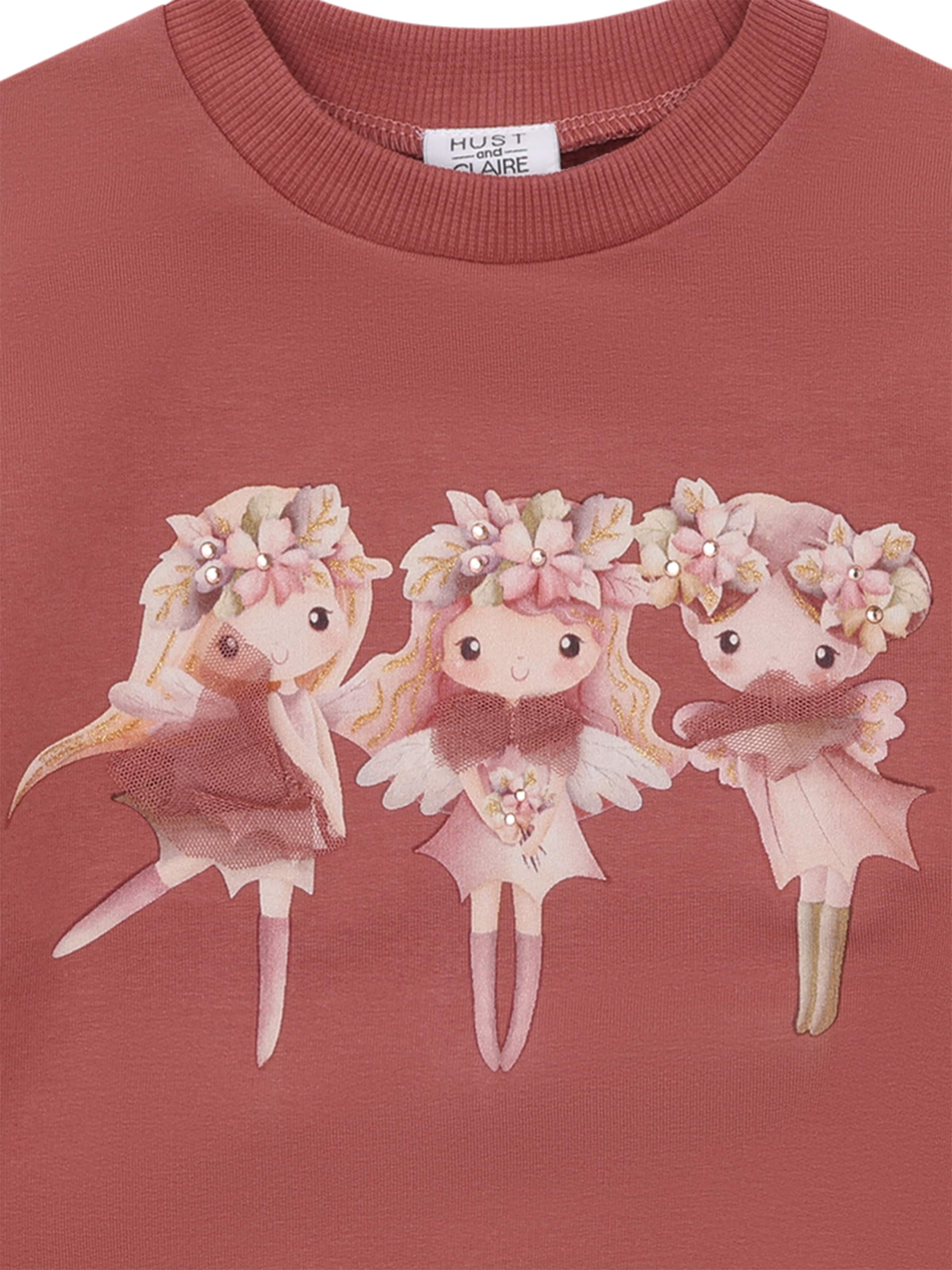 Sweat-shirt 'Sicilia Magic' Hust & Claire en rose