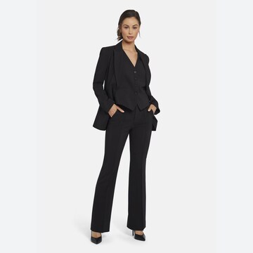 Coupe slim Pantalon à plis Nicowa en noir