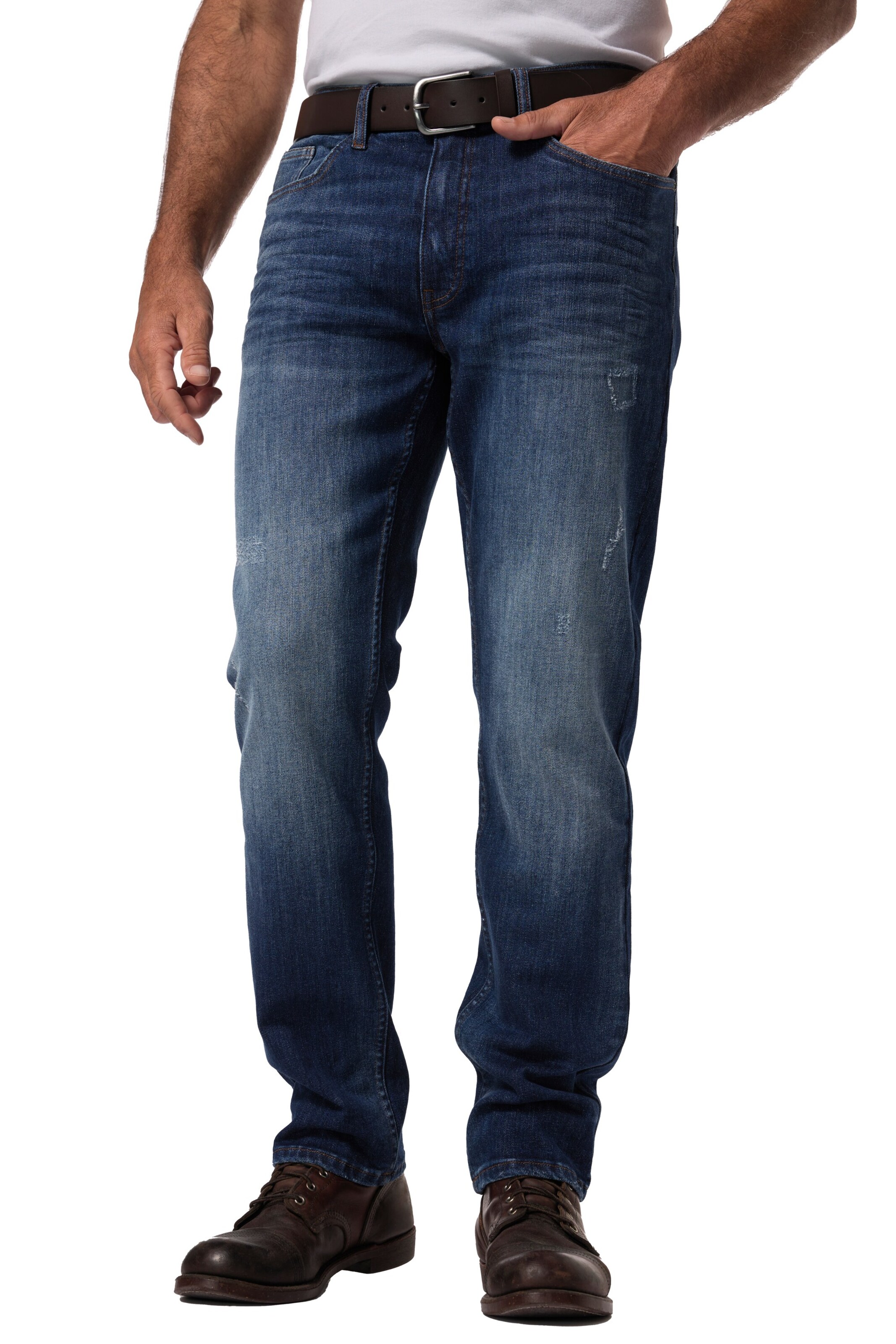 JP1880 Regular Jeans in Blauw: voorkant