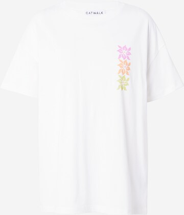 CATWALK JUNKIE T-shirt i vit: framsida