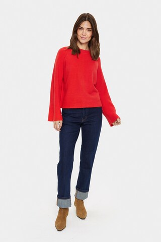 Pull-over 'Inva' SAINT TROPEZ en rouge