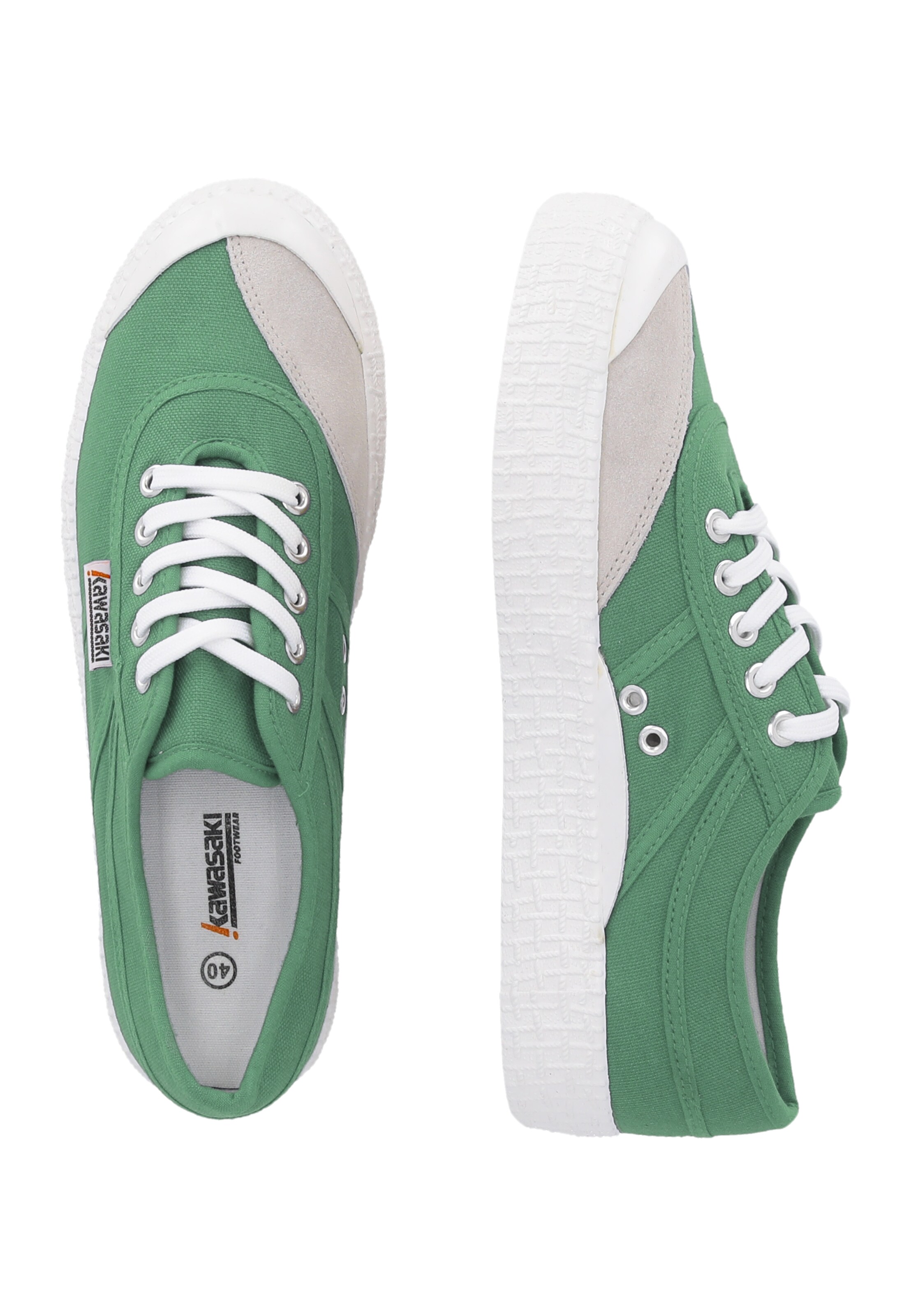 KAWASAKI Sneakers laag 'Original 3.0' in Groen