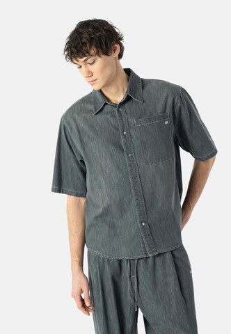 Fit confort Chemise 'Rollins' Elias Rumelis en bleu : devant