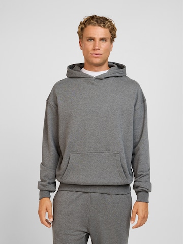 WOTEGA Sweatshirt 'VibeHood' in Grey: front