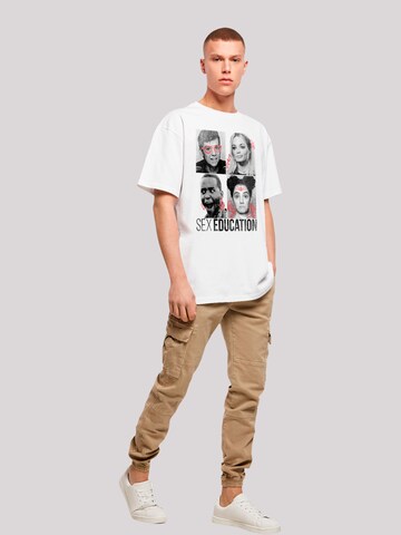 T-Shirt 'Sex Education Class Photos Netflix TV Series' F4NT4STIC en blanc