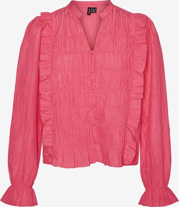 Camicia da donna 'Monica' di VERO MODA in rosa: frontale