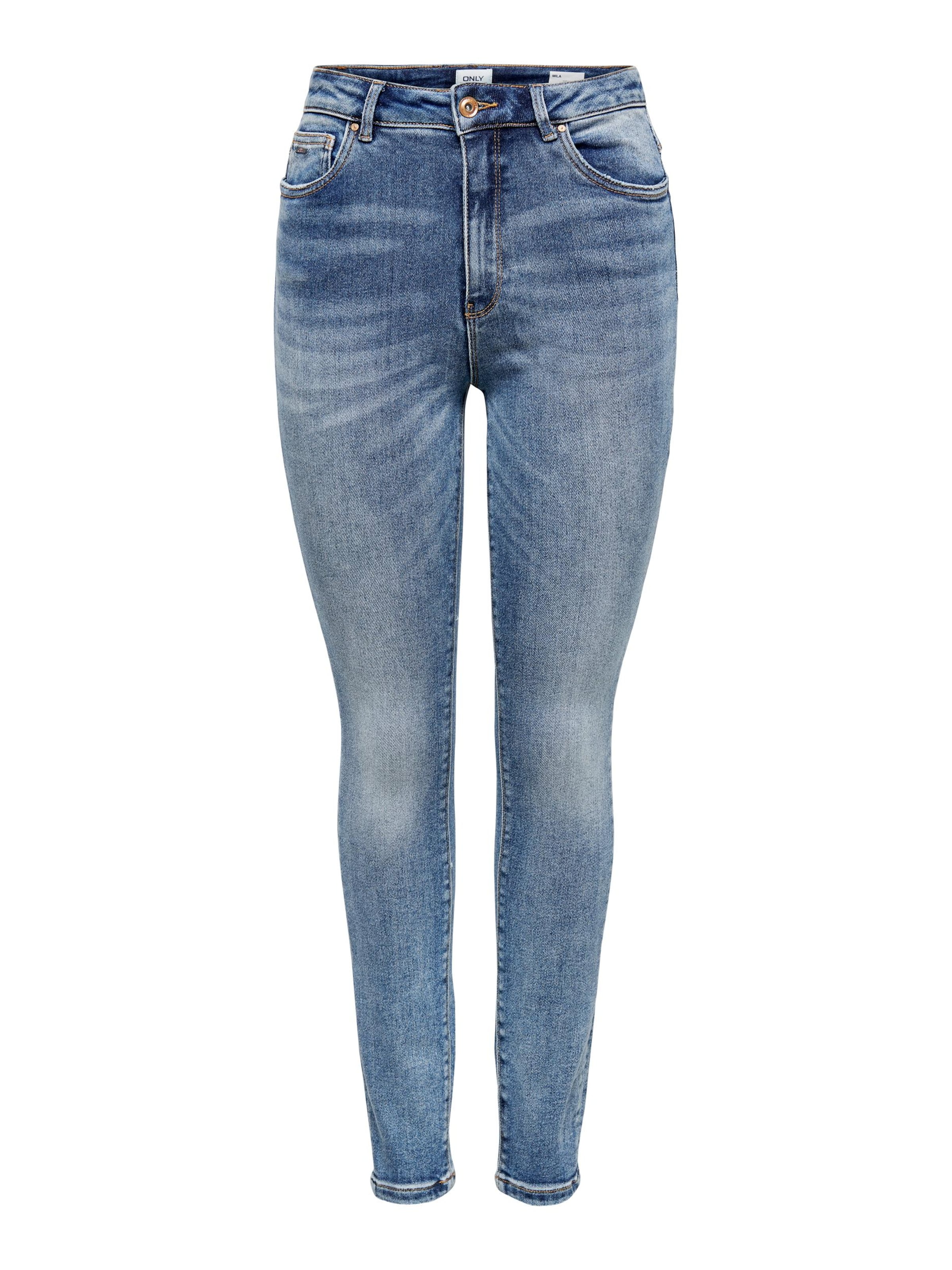 mila high waist skinny jeans only