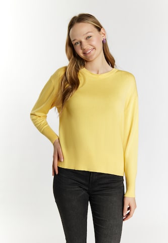 MYMO Пуловер 'Keepsudry' в жълто: отпред
