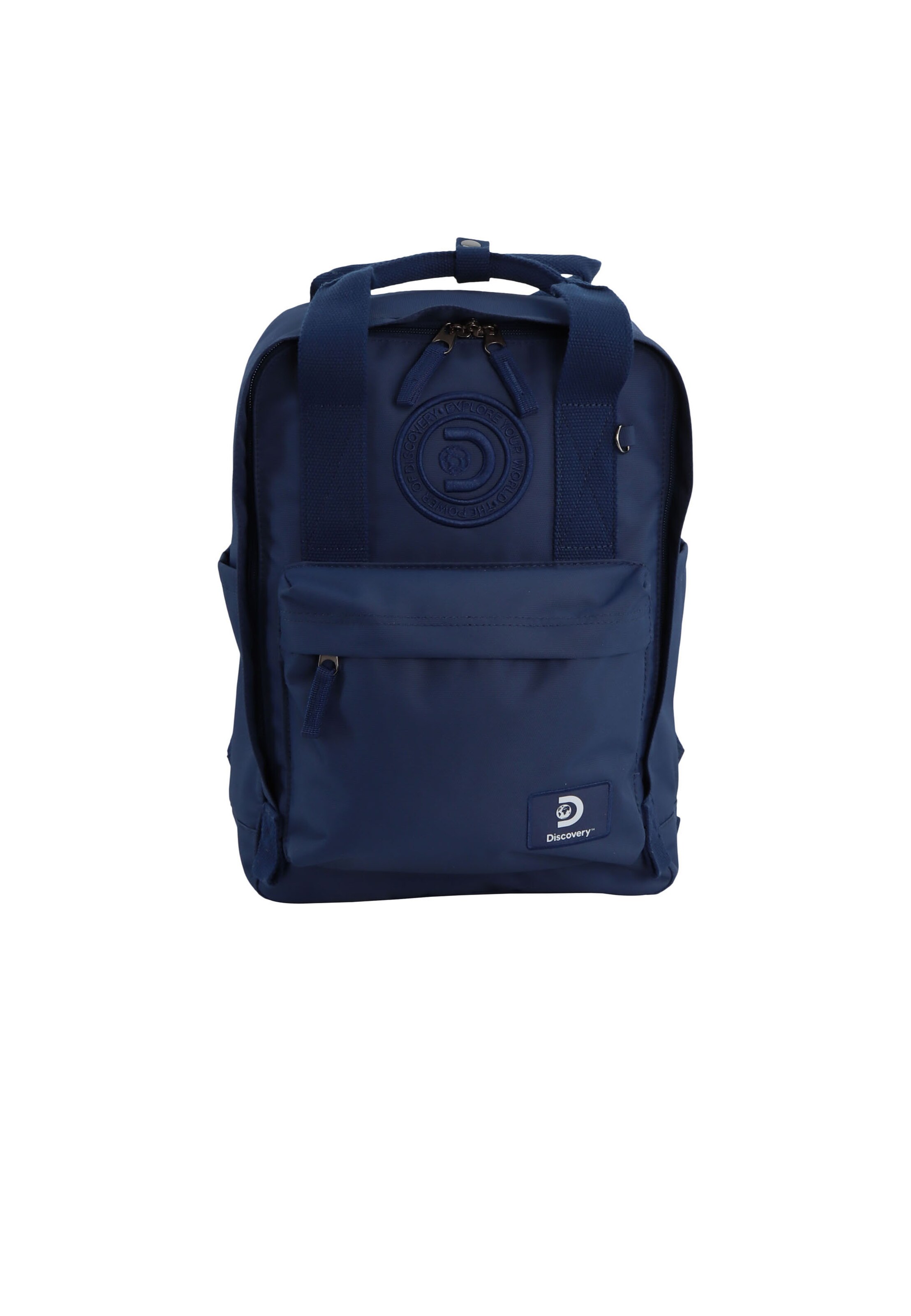 Discovery Backpack 'Cave' in Blue: front