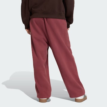 Baggy Pantaloni 'Essentials' di ADIDAS ORIGINALS in rosso