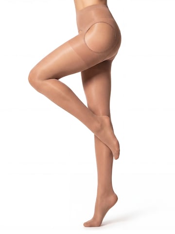 GLAMORY Feinstrumpfhose 'Plaisir Ouvert 20 Strapsstrumpfhose'‌‌‌‌‌ in Beige: Vorderseite
