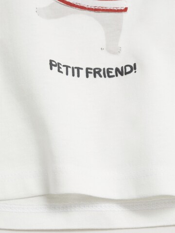 Tricou 'PETIT' de la MANGO KIDS pe bej