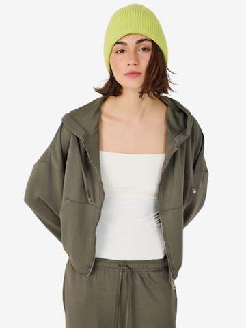 No Matter What Sweatjacke in Grün: Vorderseite