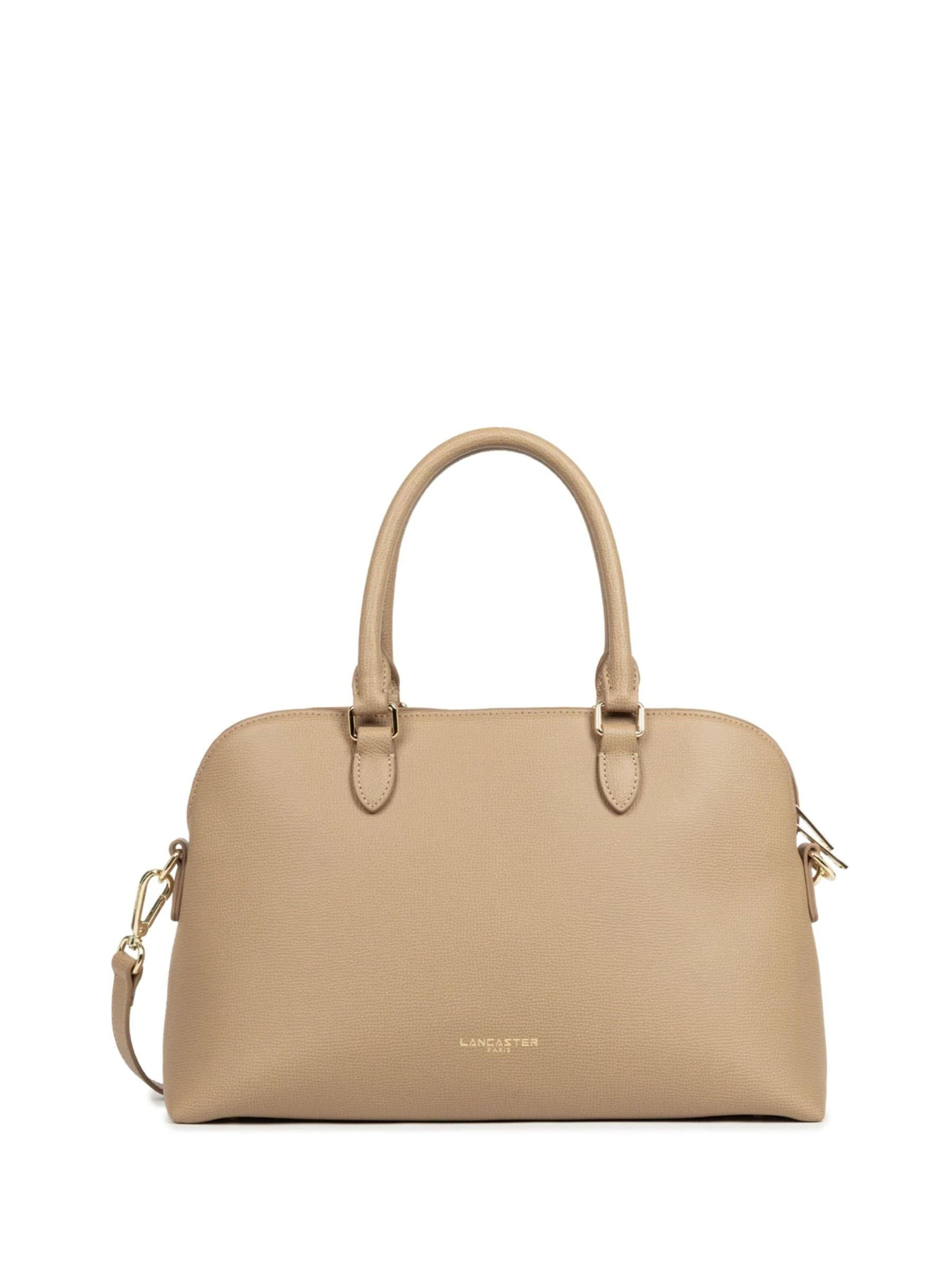 LANCASTER Paris Crossbody bag in Beige: front