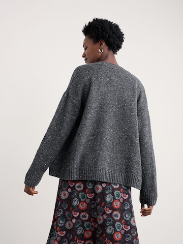 Cardigan 'Harbour Sands' Seasalt Cornwall en gris