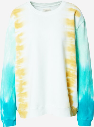 RIP CURL Sweater majica u tirkiz / nebesko plava / narančasto žuta / bijela, Pregled proizvoda