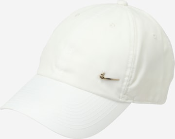 Nike Sportswear Cap in White: front