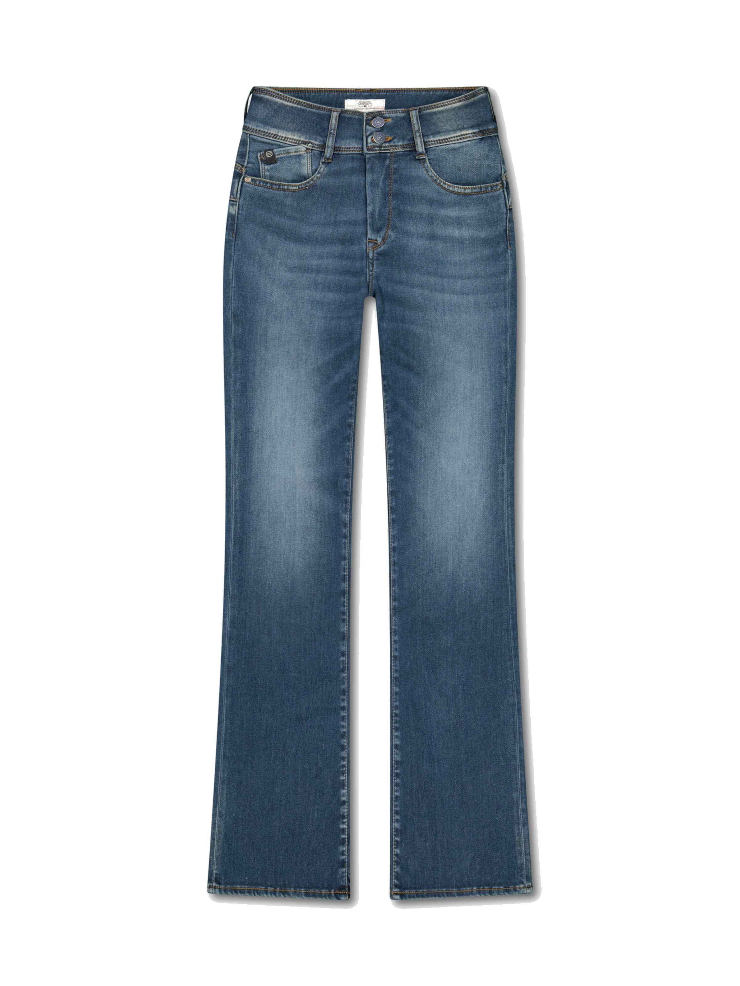 Le Temps Des Cerises Jeans in 23 in de kleur Blauw denim, Productweergave