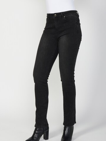 Coupe slim Jean KOROSHI en noir
