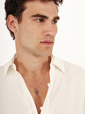 Chaîne 'Ceramic Brick' Breil en argent