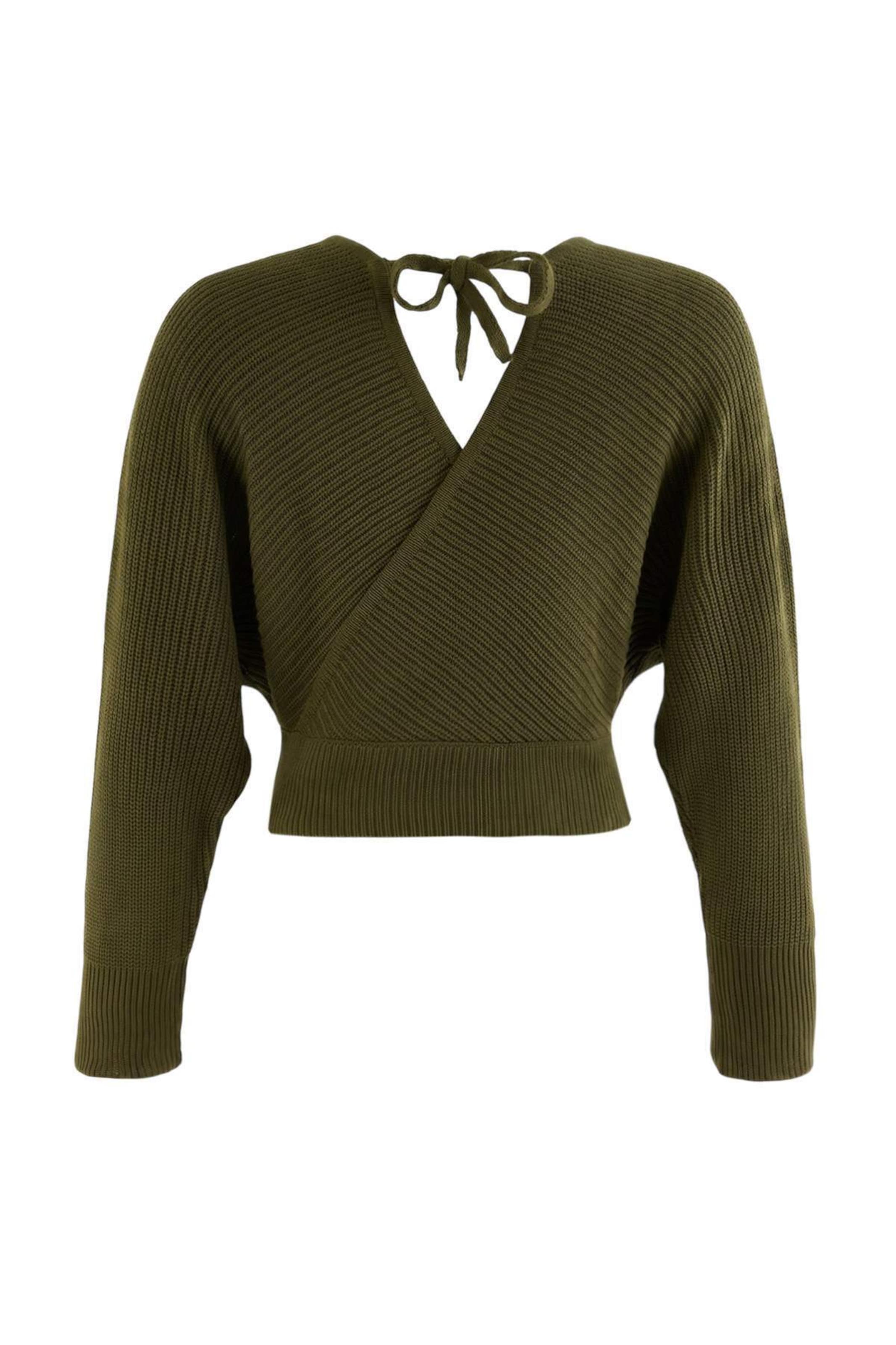 Trendyol Pulover | zelena barva
