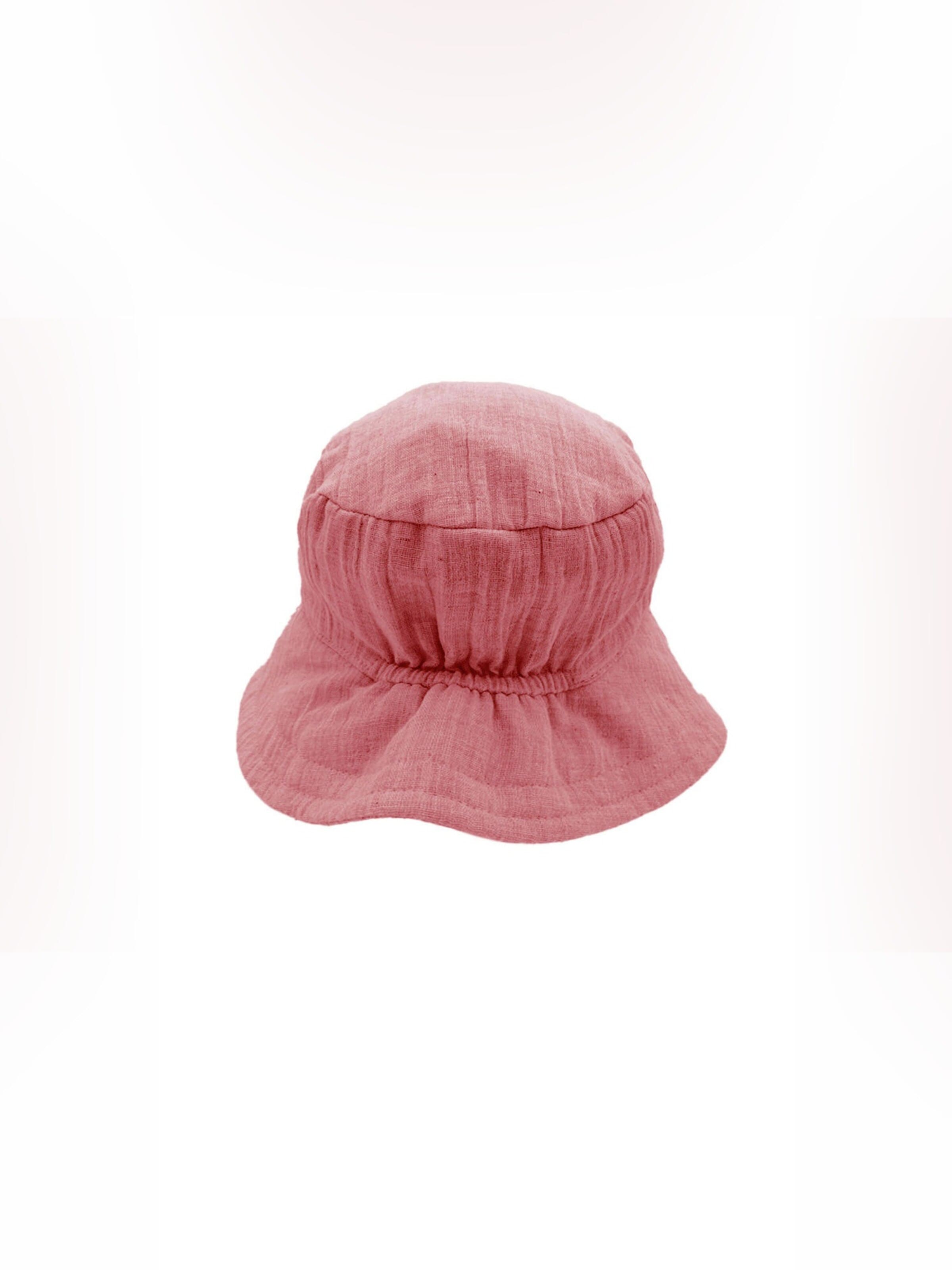 MAXIMO Hat 'GOTS MINI-Hut, Bindeband Musselinstoff, Futter, UV' in Red