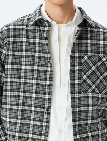 Koton Comfort fit Button Up Shirt in Black