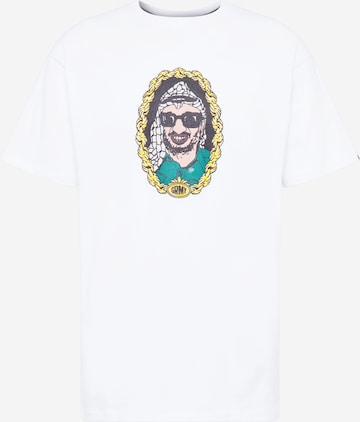 Grimey T-Shirt 'YASIR' in Weiß: predná strana
