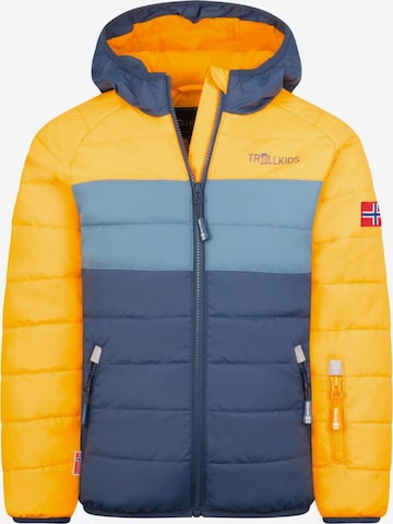 TROLLKIDS Winter Jacket in Orange: front