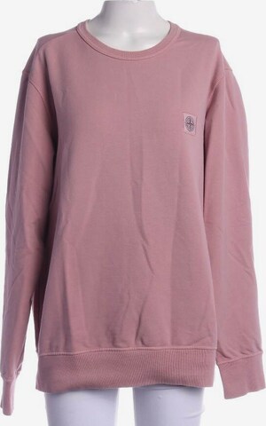 Stone Island Sweatshirt / Sweatjacke M in Pink: predná strana