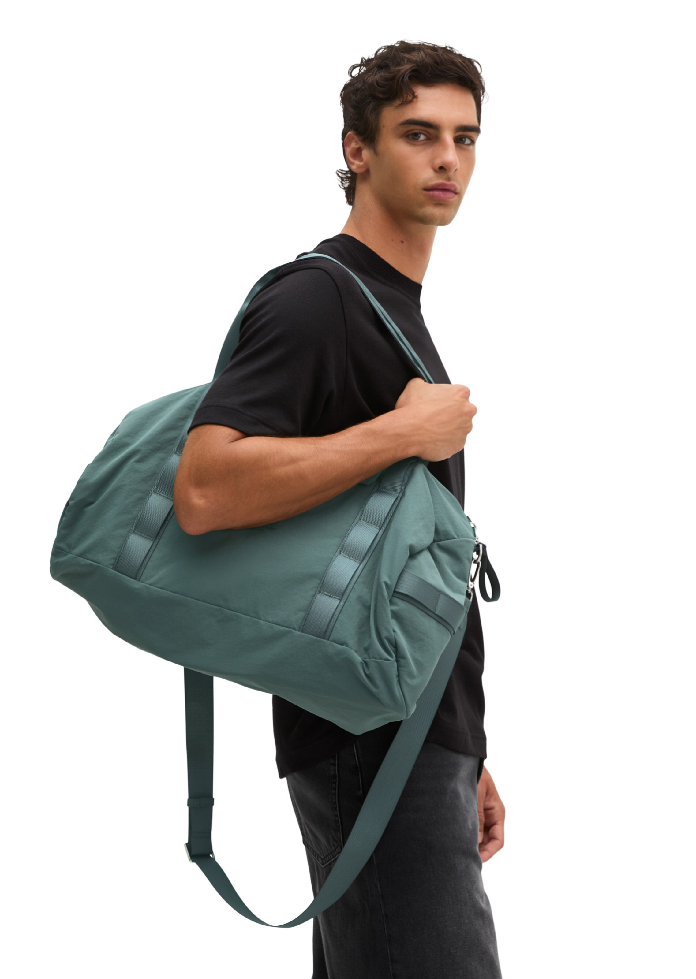 Marc O'Polo Accessories Weekendtas in Blauw: voorkant