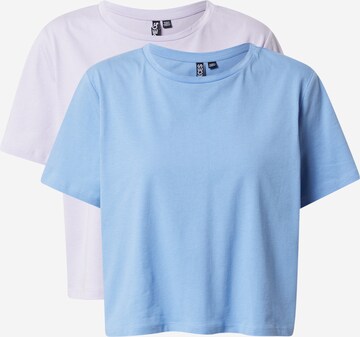 PIECES Shirt 'Rina' in Blauw: voorkant