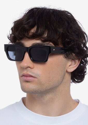 LE SPECS Слънчеви очила 'Shmood' в черно: отпред