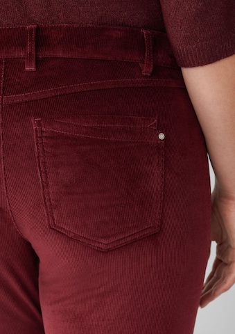 Regular Pantalon s.Oliver en rouge