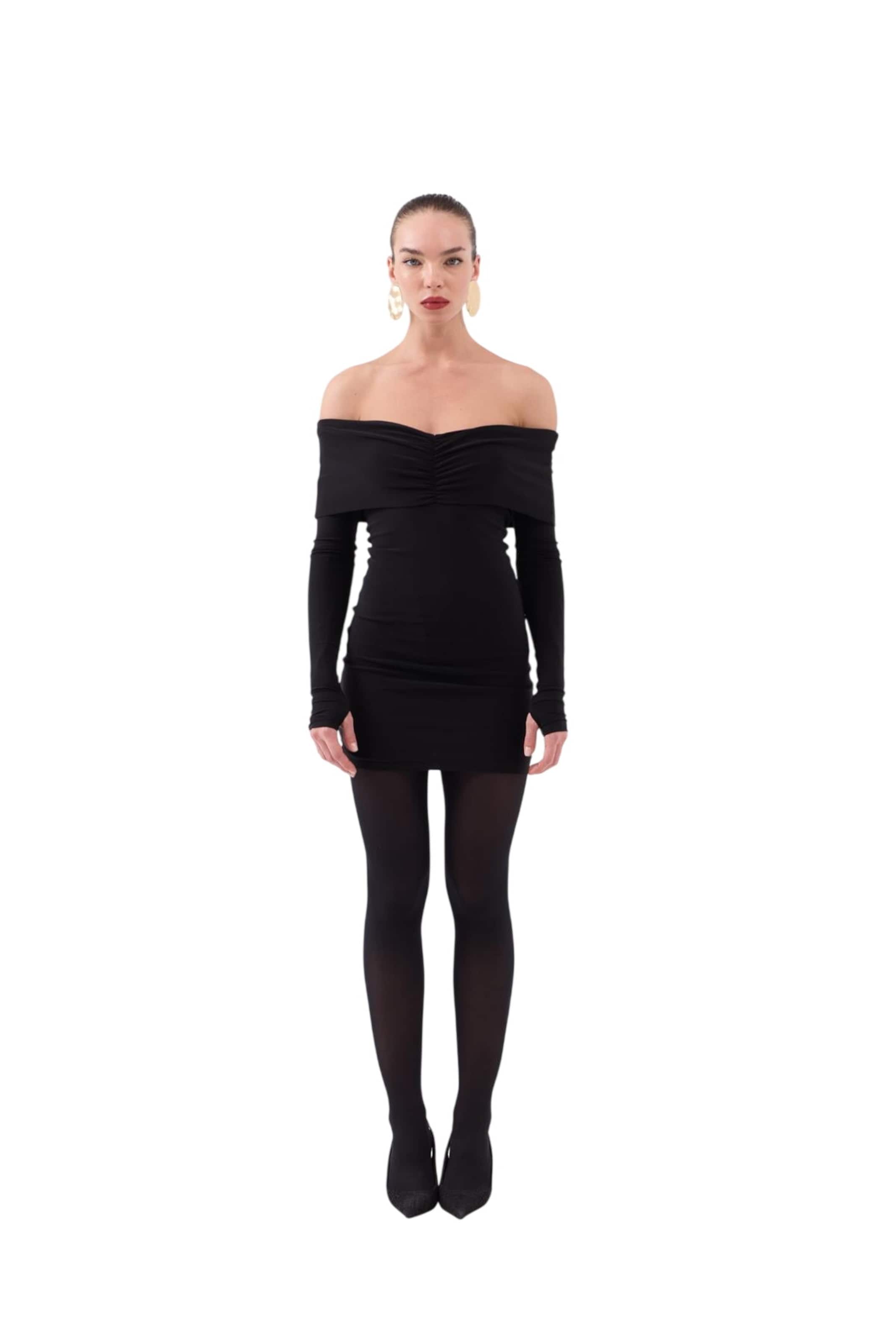 HOLLY LOLLY Kleid in Schwarz