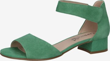 CAPRICE Sandals in Green: front